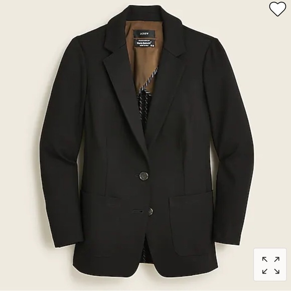 J Crew Patch-pocket blazer in Italian ponte BF422